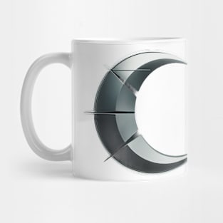 Cool geometric crescent moon Mug